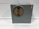 Eaton UTRS223ACH 200 Amp 600 VAC 1 Phase 3 Wire 4 Jaws Nema 3R Ringless Meter Socket Enclosure