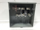 Eaton UTRS223ACH 200 Amp 600 VAC 1 Phase 3 Wire 4 Jaws Nema 3R Ringless Meter Socket Enclosure