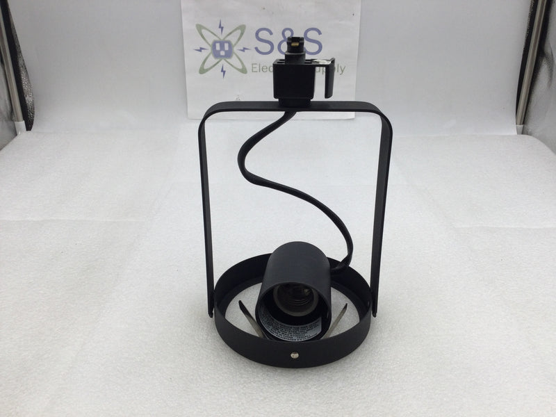 Progress Lighting P6369-31 New Vintage 5" Diameter Black Spot Light Lamp Holder for Track Lighting