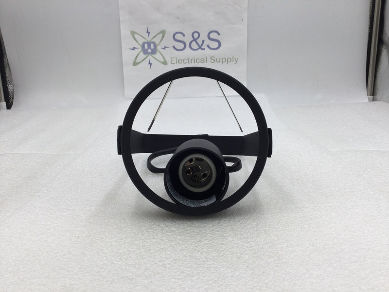 Progress Lighting P6369-31 New Vintage 5" Diameter Black Spot Light Lamp Holder for Track Lighting