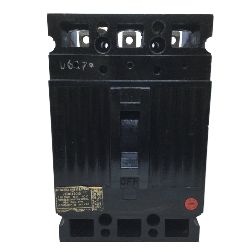 GE General Electric TEB132015 15 Amp 3 Pole 240V Circuit Breaker