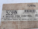 Fasco 929AN 4 Speed Fan Control with Almond Switch Plate