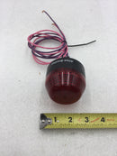 Allen Bradley 855PB-B10LE422 Panel Mount LED Beacon Light Red 120 VAC