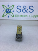 IDEC RY4S-UL 120 VAC Pilot Cube Relay with SY4S-05 Base Rated at 7 Amp and 300 VAC