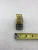 IDEC RY4S-UL 120 VAC Pilot Cube Relay with SY4S-05 Base Rated at 7 Amp and 300 VAC