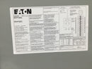 Eaton MBE4040PV200BTS 200 Amp 120/240V 1 Phase 3 Wire 40 Space Solar Ready Meter Main Combo 34" x 22"