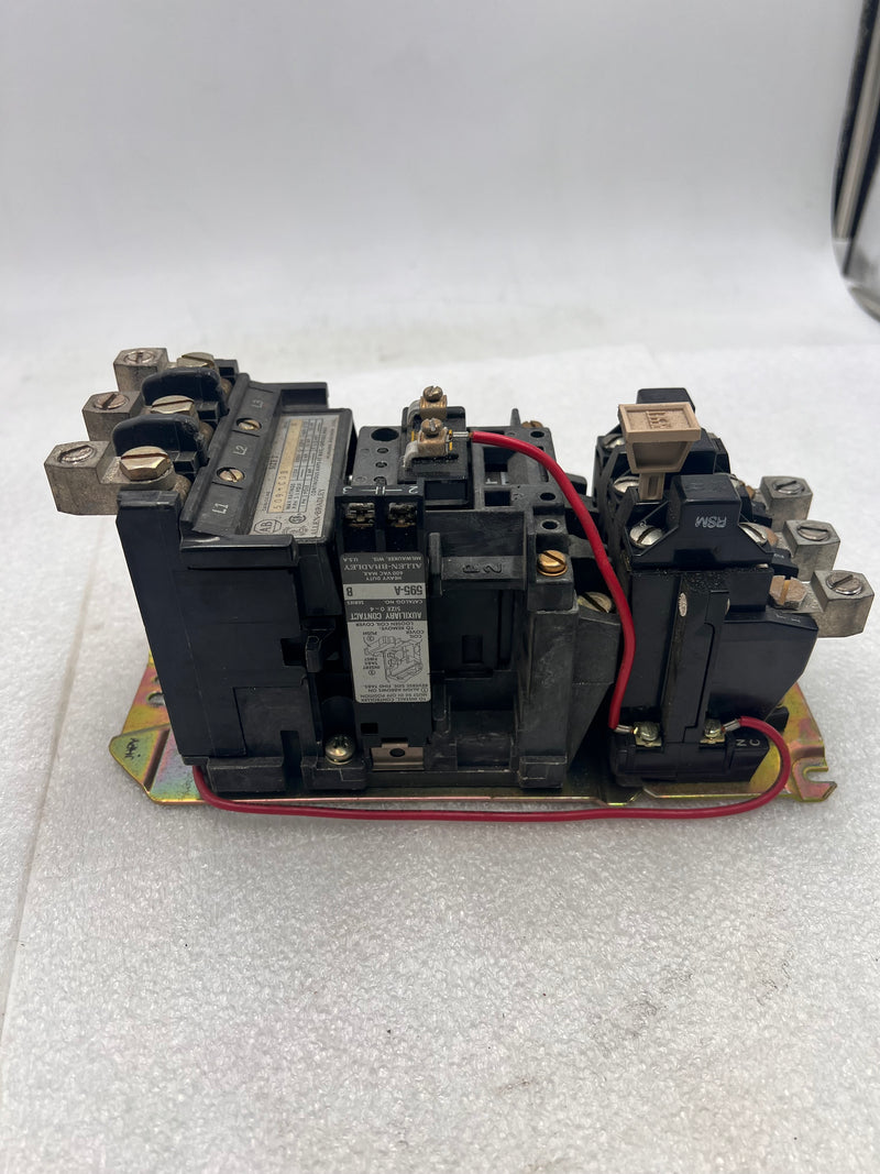 Allen-Bradley 509-COB Starter NEMA Size 2 Series A 25HP @460-575v 1 Phase 3 Phase