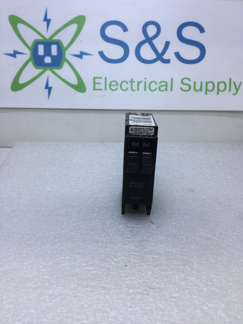 Thomas & Betts TBBD3030 (2) 30 Amp, 120/240 VAC 1 Pole Tandem Circuit Breaker