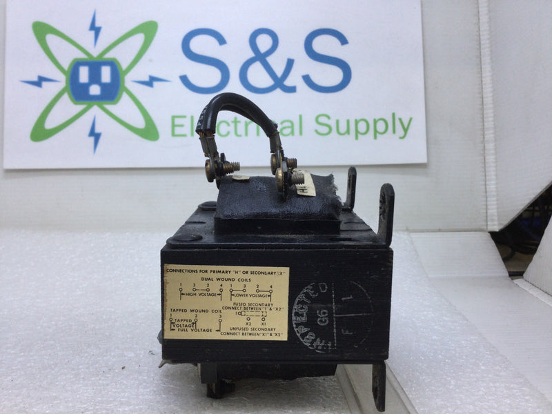 Allen Bradley X-183182 Control Circuit Transformer Primary 220/440 VAC and 240/480 VAC .050 KVA