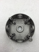 Rab E161087 4" Round Outdoor Rated Junction Box w/ 5 1/2" Threaded Holes
