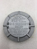 O-Z Gedney GUAT-150 1 1/2" Type T Rain Tight Round Outlet Box for Hazardous Locations