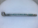 Eaton NGB2 23 Position 4-14 AWG Grounding Bar 7 3/4" x 3/8" w/ CMC CA-79