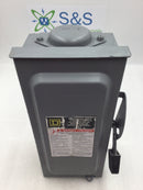 Square D D322NRB 60 Amp 3 Pole 120/240V Fusible Safety Switch 15" x 7"