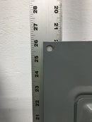 Square D QOC-20H 20 Space 120/240V Panel/Door Only 26 1/8" x 12 1/8"