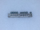 Unbranded SE-75B 12 Position 4-14 AWG Grounding Bar 3 3/4" x 1/2"