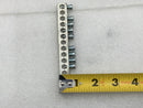 Unbranded SE-75B 12 Position 4-14 AWG Grounding Bar 3 3/4" x 1/2"