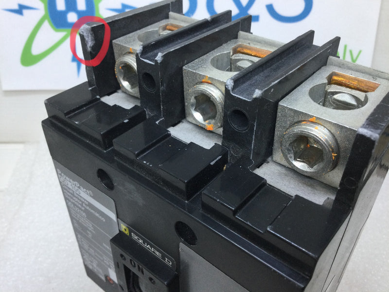Square D QDL32100 3 Pole 100A 240VAC Type QD 100 Powerpact Circuit Breaker