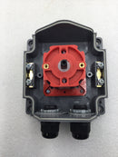 Springer Controls/Merz W151/7-I2-CA 20 Amp Reversing Switch IP 65 Enclosed with Lever Handle and Spring Return