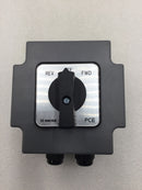 Springer Controls/Merz W151/7-I2-CA 20 Amp Reversing Switch IP 65 Enclosed with Lever Handle and Spring Return