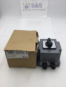 Springer Controls/Merz W151/7-I2-CA 20 Amp Reversing Switch IP 65 Enclosed with Lever Handle and Spring Return