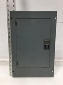 GE TM1210S/F 100 Amp 12 Space 120/240V Panel Door 15 7/8" x 10 1/2" - Flawed