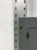 GE TM1210S/F 100 Amp 12 Space 120/240V Panel Door 15 7/8" x 10 1/2" - Flawed