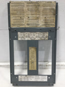 Square D NF418L1C 125 Amp 18 Space 480Y/277V Dead Front 21 1/4" x 12 3/8"