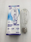 Satco Hygrade S5832 Clear Metal Halide Lamp 100 Watt ED28 Mogul Base