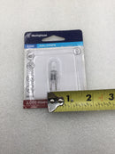 Westinghouse 04735 12 Volt 50 Watt T4 JC Low Voltage Frosted Halogen Lamp with GY6.35 Base
