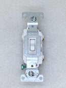 Eaton CSB115STW-SP-LW 15 Amp 120/277 VAC Single Pole Light Switch in White (Pack of 10)