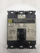 Square D FAL36080 80 Amp 3 Pole 600 VAC HACR Type Circuit Breaker - Flaw