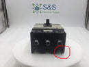 Square D FAL36080 80 Amp 3 Pole 600 VAC HACR Type Circuit Breaker - Flaw