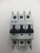 Eaton FAZ-C8/3-NA 3 Pole 8 Amp 15kA 480Y/277V Series Miniature Circuit Breaker