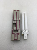 GE General Electric F7BX/SPX27 Biaxial Compact Fluorescent Lamp 7 Watt