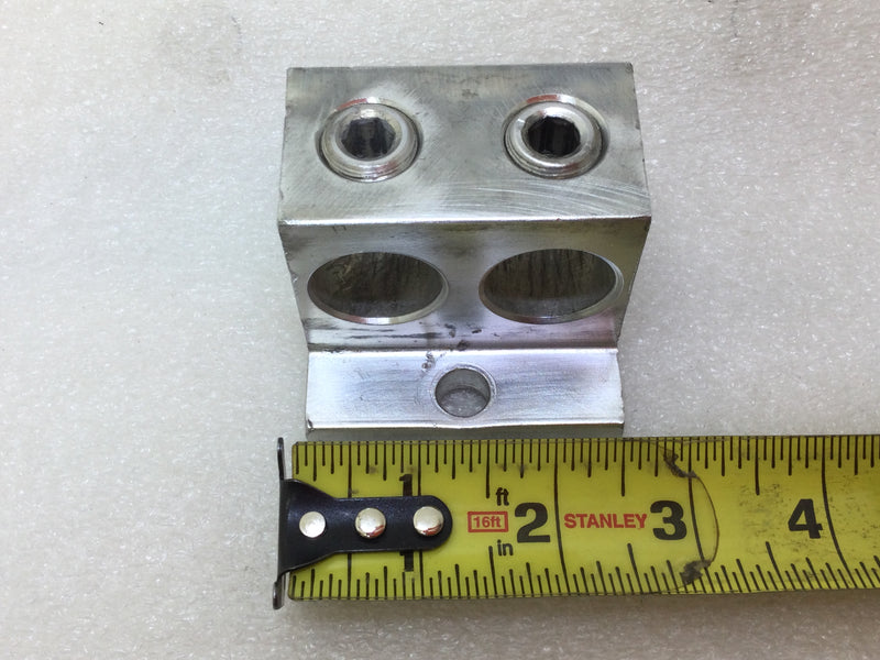 Ilsco D1039 Mechanical Lug 2 Port 2 Holes 600MCM-2 Stud CU-AL