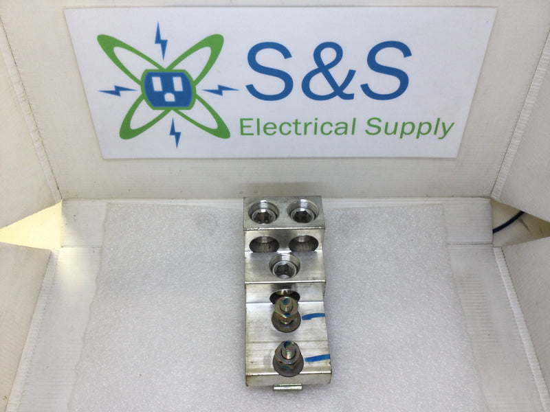 Ilsco PB3-600 600MCM-2 AL9CU 3 Port 3/8" Bolt Size Panel Board Lug, D1282 AL9CU