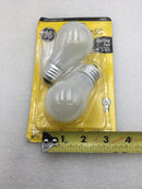 GE General Electric 14029 A15 60 Watt Ceiling Fan Incandescent Light Bulb (Pack of 2)