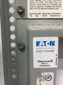 Eaton Cutler Hammer Pow-R-Line C MLO PR1LA Panel Board 208/120v 3 Phase 4 Wire 225 Amp 42 Space with 28VAC Secondary Power - Guts Only
