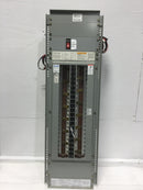 Eaton Cutler Hammer Pow-R-Line C MLO PR1LA Panel Board 208/120v 3 Phase 4 Wire 225 Amp 42 Space with 28VAC Secondary Power - Guts Only