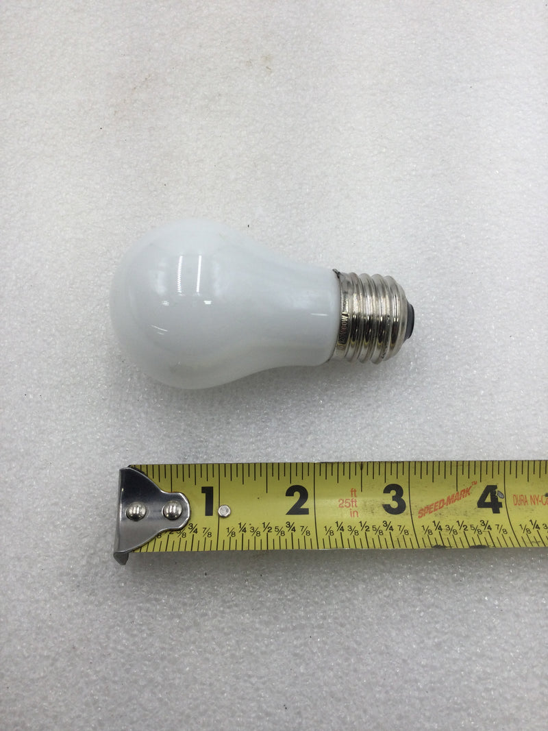 A15 60 Watt Ceiling Fan Incandescent Light Bulb 120 VAC 570 Lumens