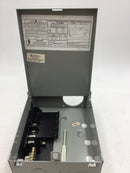 GE General Electric TL270R1 Outdoor Surface Mount Load Center 70 Amp 2 Space 4 Circuit w/o Dead Front Panel