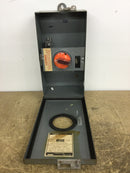 GE General Electric TE100J Type 12 Breaker Enclosure Rated at 100 Amp 600 VAC 8" X 17.5"