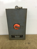 GE General Electric TE100J Type 12 Breaker Enclosure Rated at 100 Amp 600 VAC 8" X 17.5"