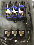 Square D H362AWC Disconnect Switch 60 Amp 240/480/600 VAC 3 Pole with 4 Prong Crouse Hinds Receptacle Attached