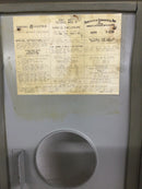 GE General Electric TE100J Type 12 Breaker Enclosure Rated at 100 Amp 600 VAC 8" X 17.5"