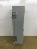 GE General Electric TE100J Type 12 Breaker Enclosure Rated at 100 Amp 600 VAC 8" X 17.5"