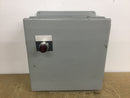 Hoffman A1212CH 12X12X6 Wall Mount Electrical Enclosure W/Backplate and Allen Bradley 800T-PB16 Push Button