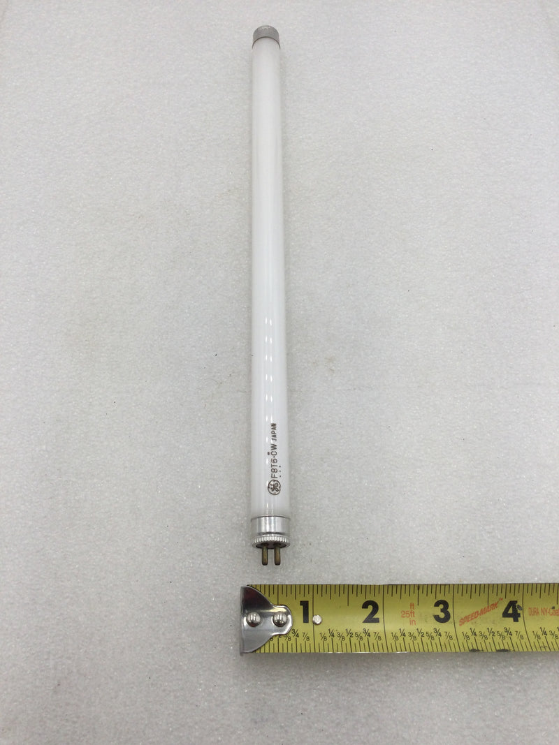GE General Electric F8T5/CW 8 Watt Cool White 12" Fluorescent Bulb
