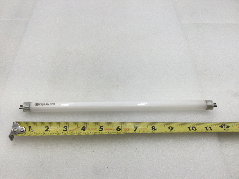 GE General Electric F8T5/CW 8 Watt Cool White 12" Fluorescent Bulb