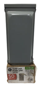 GE/General Electric T050N 50 Amp 1PH 120/240V Twist Lock Power Inlet